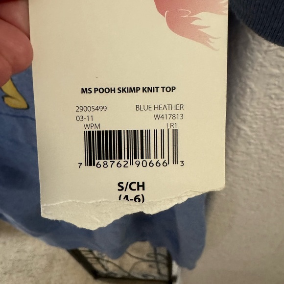 Disney Winnie the Pooh Sweetness Night shirt top/dress - NWT - Size S - Picture 4 of 4